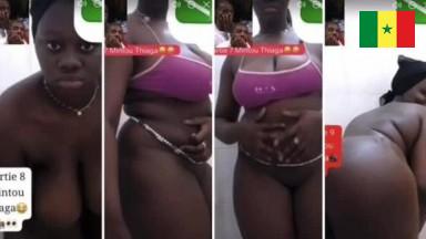 2eme partie sextape de Mintou que choco no stress a divulgé tiktok : mintou_7 (aminata beye alias mintou +221778365459 )